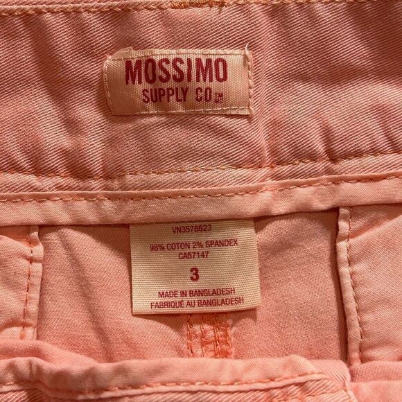 Mossimo Supply Co Short Shorts Size 3 Grapefruit Pink - Picture 3 of 4